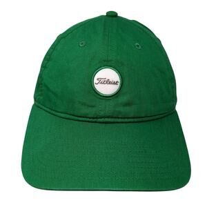 Fitleist Golf's Symbol Of Excellence Strapback Baseball Cap Green One Size